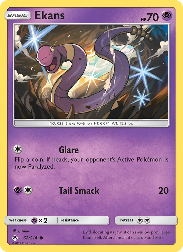 Ekans Unbroken Bonds 62/214