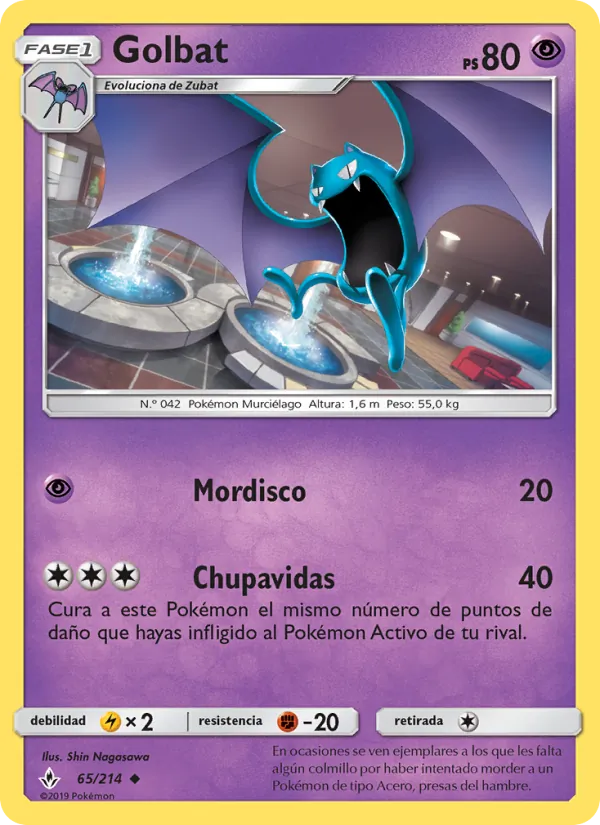 Golbat Vínculos Indestructibles 65/214