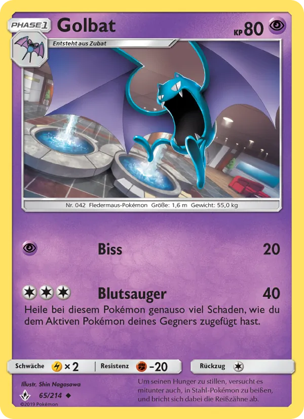 Golbat Kräfte im Einklang 65/214