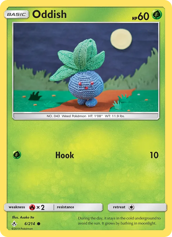 Oddish Unbroken Bonds 6/214