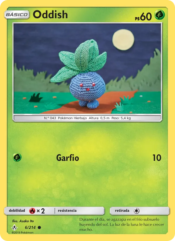 Oddish Vínculos Indestructibles 6/214