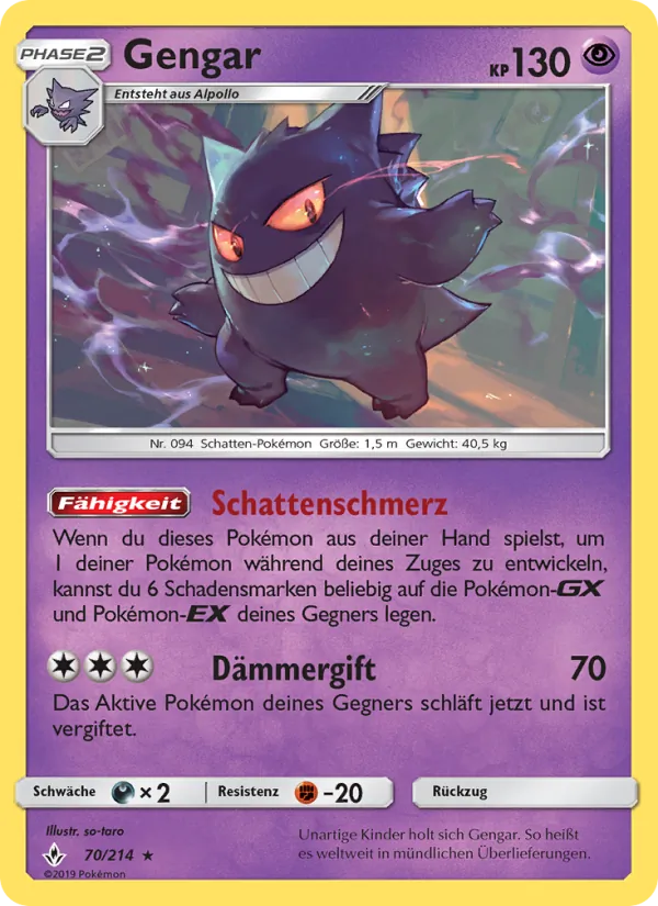 Gengar Kräfte im Einklang 70/214
