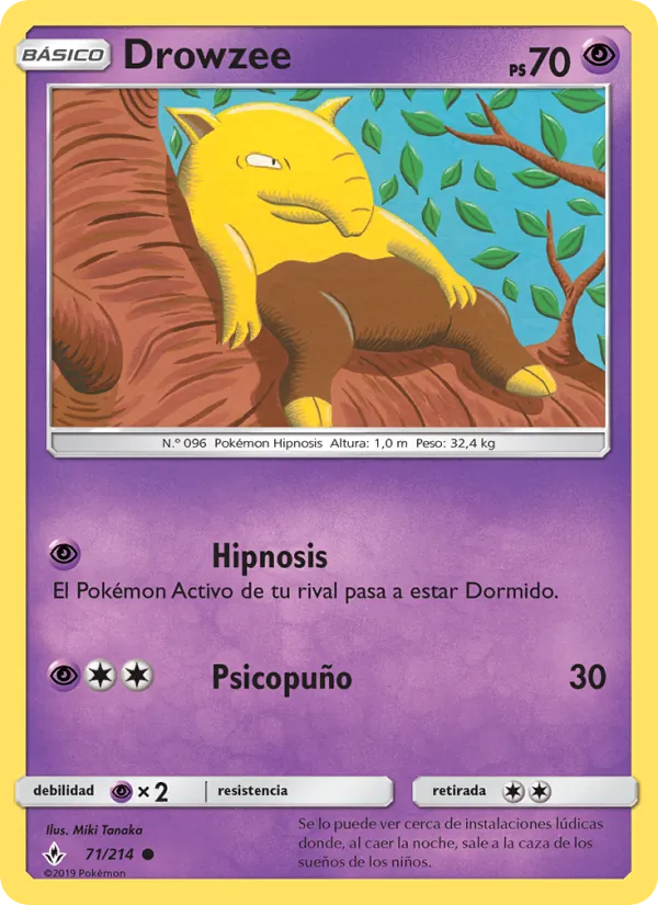 Drowzee Vínculos Indestructibles 71/214