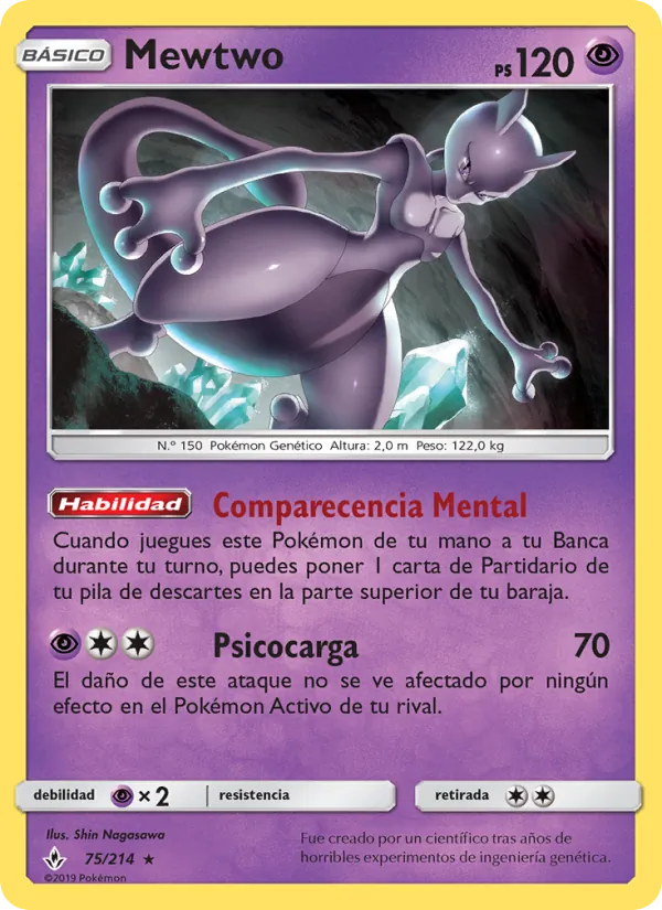 Mewtwo Vínculos Indestructibles 75/214