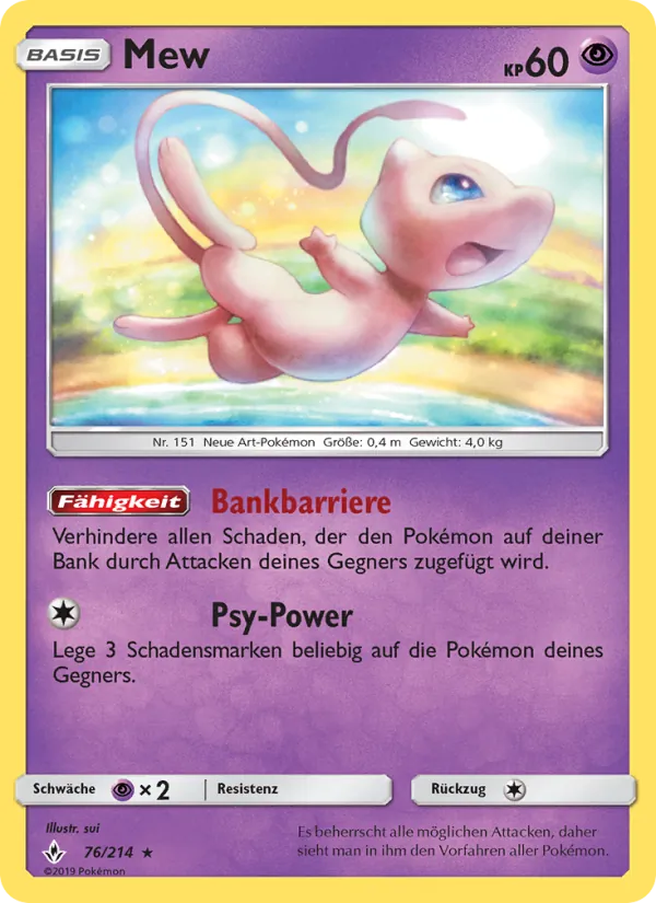 Mew Kräfte im Einklang 76/214