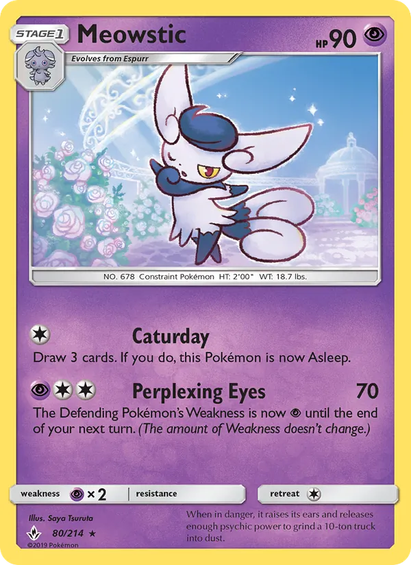 Meowstic Unbroken Bonds 80/214