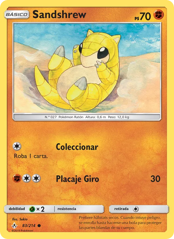Sandshrew Vínculos Indestructibles 83/214