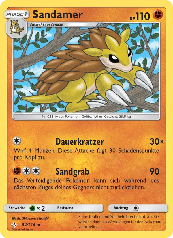 Sandamer Kräfte im Einklang 84/214