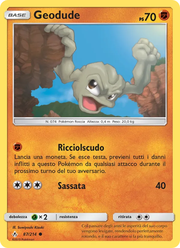 Geodude Legami Inossidabili 87/214