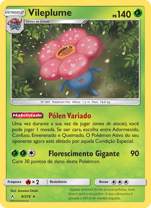 Vileplume Elos Inquebráveis 8/214