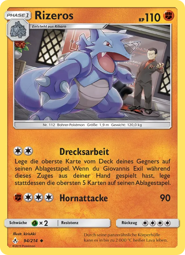 Rizeros Kräfte im Einklang 94/214