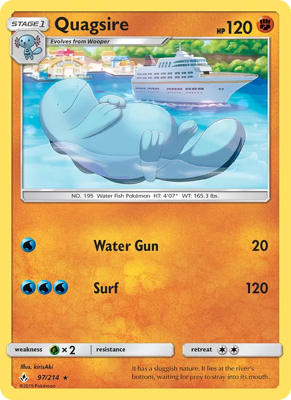 Quagsire Unbroken Bonds 97/214