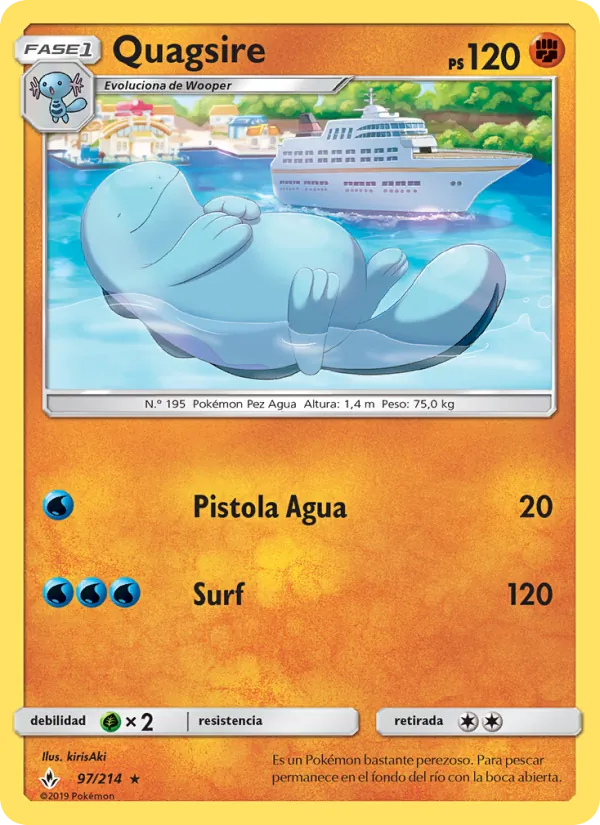 Quagsire Vínculos Indestructibles 97/214