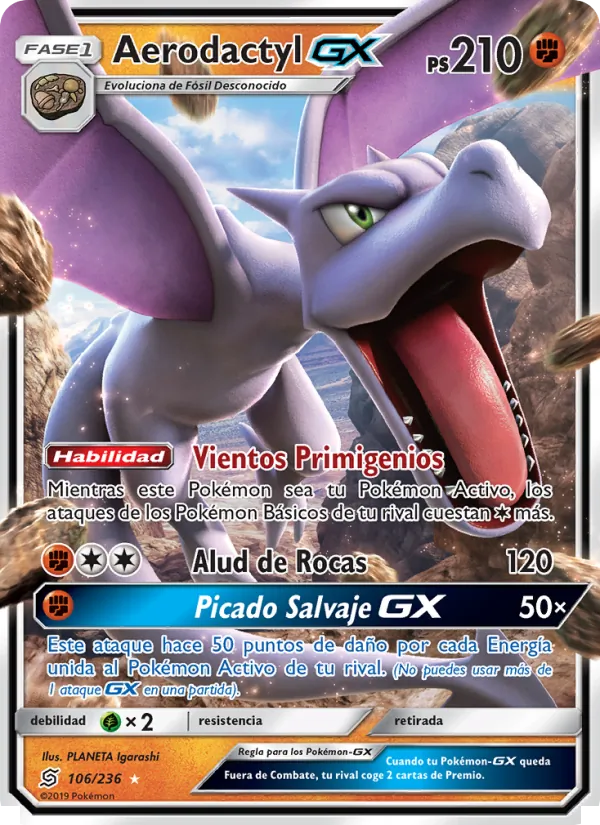 Aerodactyl GX Mentes Unidas 106/236