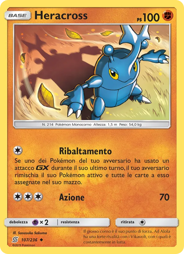 Heracross Sintonia Mentale 107/236