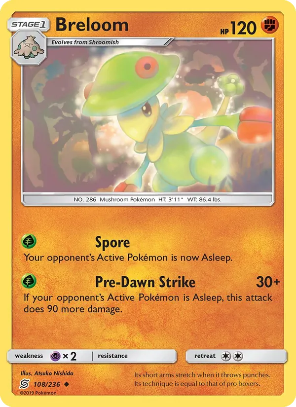 Breloom Unified Minds 108/236