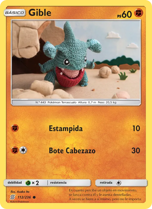 Gible Mentes Unidas 112/236
