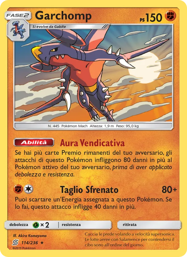 Garchomp Sintonia Mentale 114/236