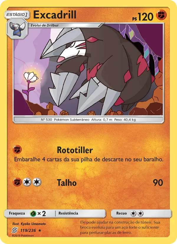 Excadrill Sintonia Mental 119/236