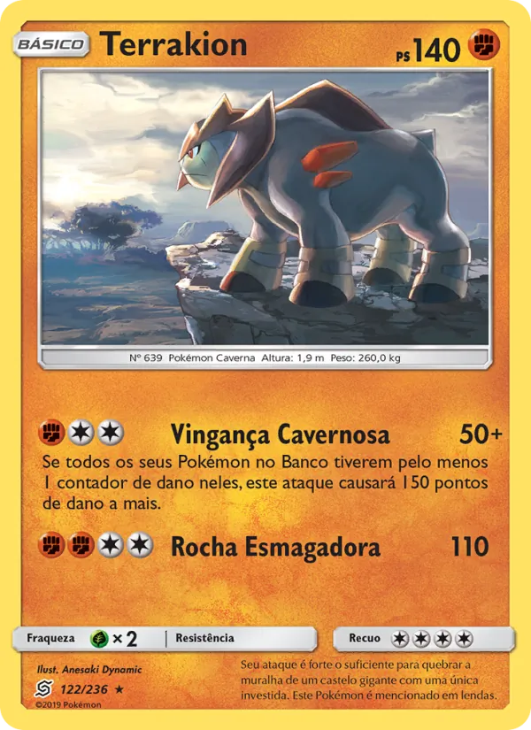 Terrakion Sintonia Mental 122/236