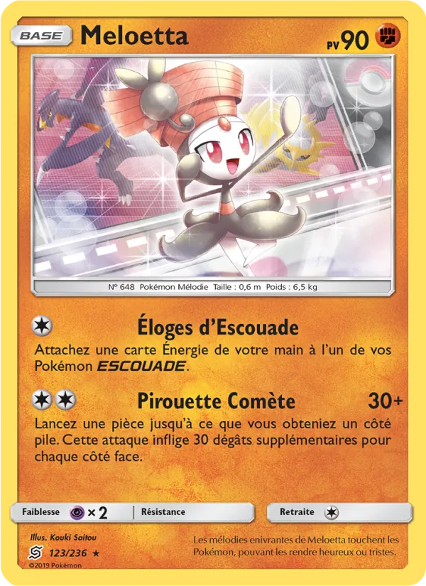 Meloetta Harmonie des Esprits 123/236