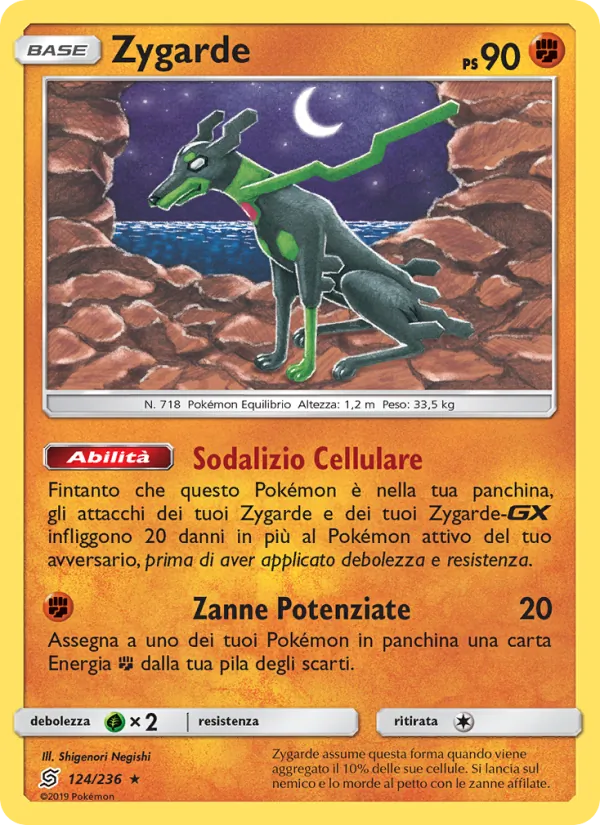 Zygarde Sintonia Mentale 124/236