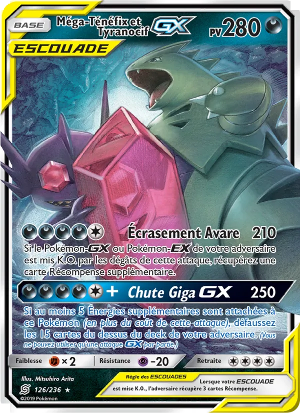 Méga-Ténéfix et Tyranocif GX Harmonie des Esprits 126/236