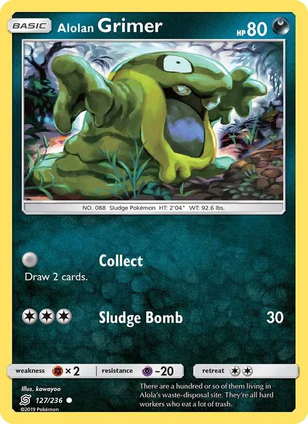 Alolan Grimer Unified Minds 127/236