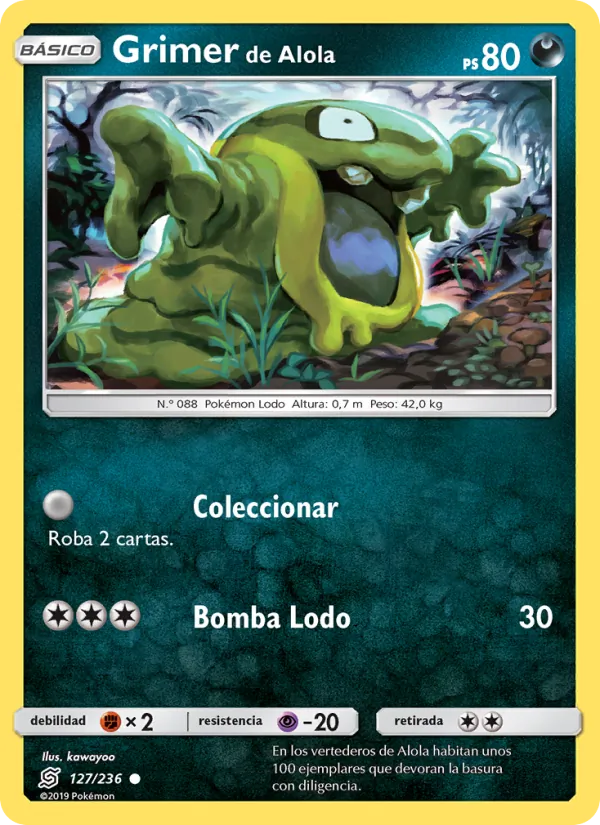 Grimer de Alola Mentes Unidas 127/236