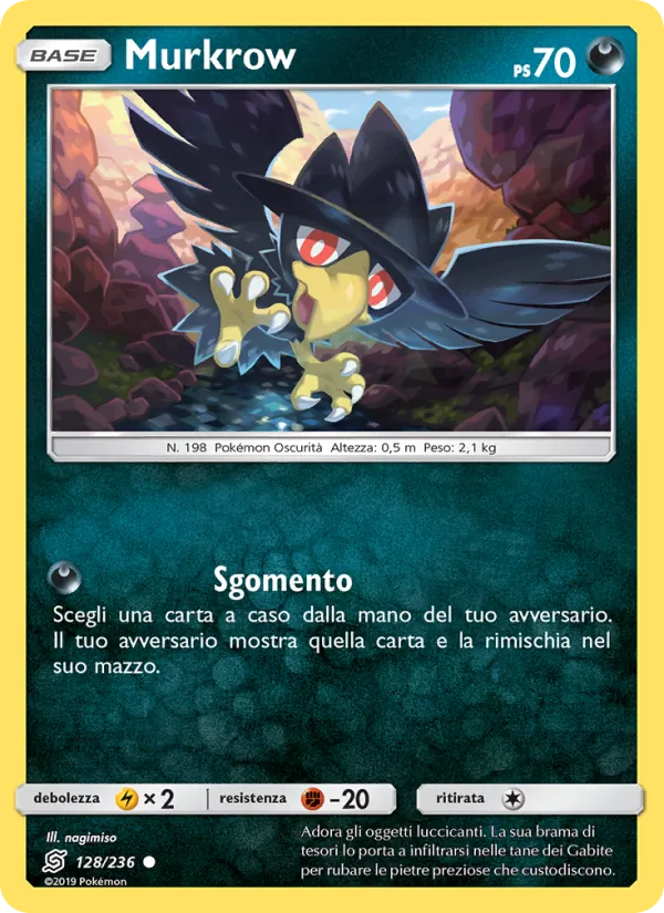 Murkrow Sintonia Mentale 128/236