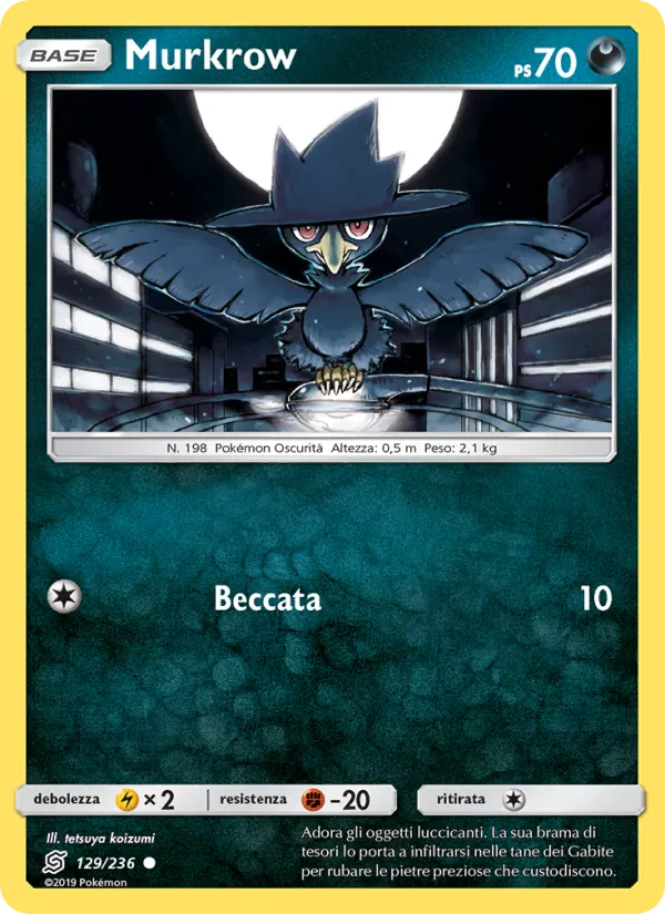 Murkrow Sintonia Mentale 129/236
