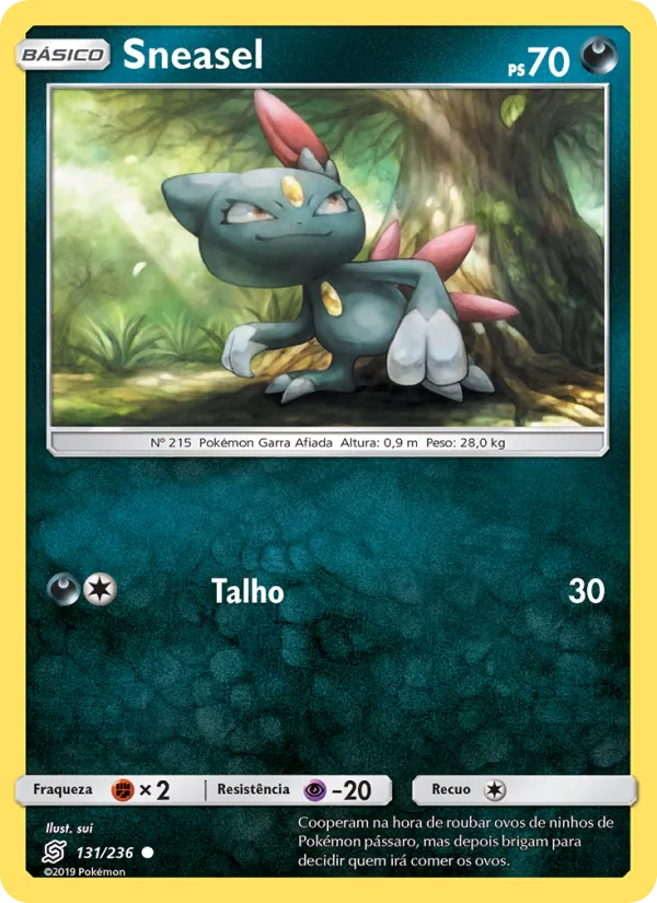 Sneasel Sintonia Mental 131/236