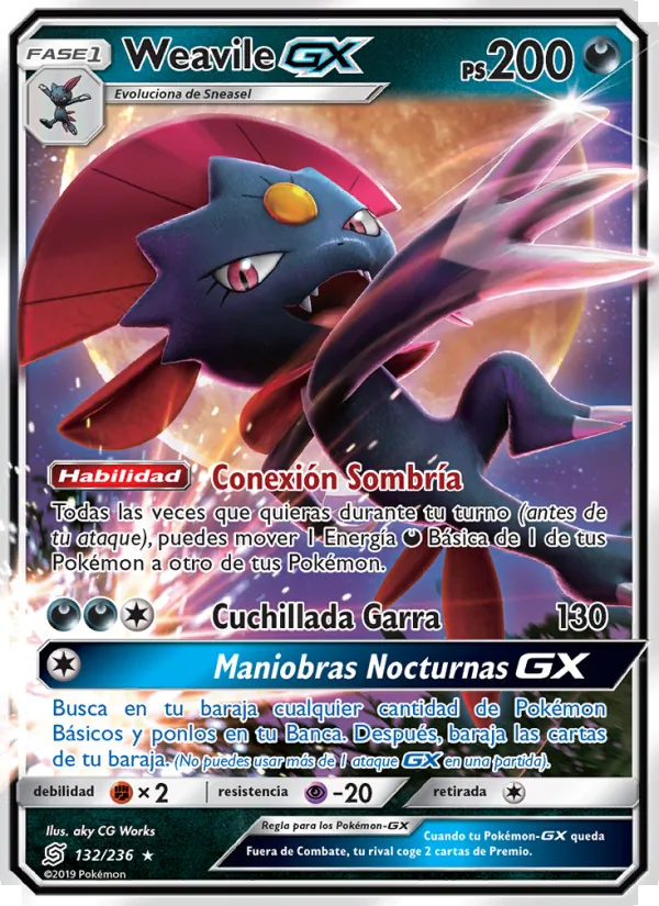 Weavile GX Mentes Unidas 132/236