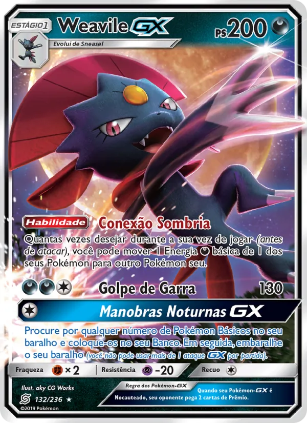 Weavile GX Sintonia Mental 132/236
