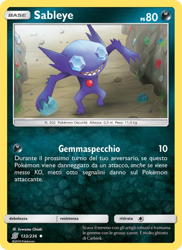 Sableye Sintonia Mentale 133/236