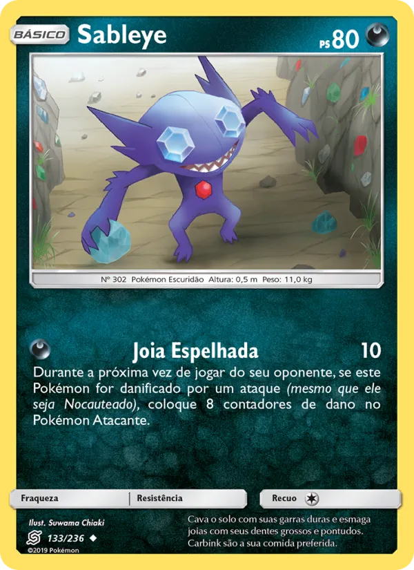 Sableye Sintonia Mental 133/236