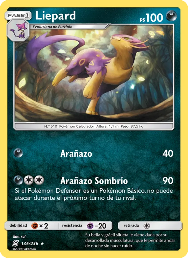 Liepard Mentes Unidas 136/236