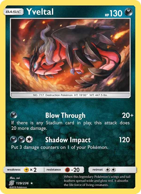 Yveltal Unified Minds 139/236