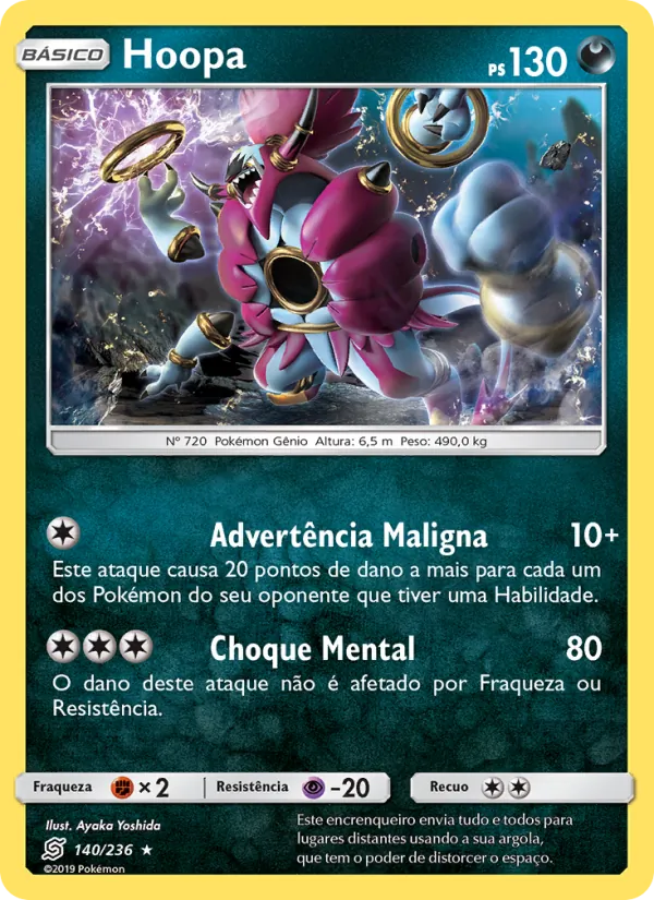 Hoopa Sintonia Mental 140/236