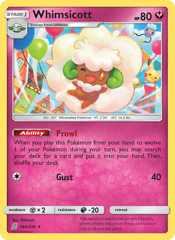 Whimsicott Unified Minds 144/236