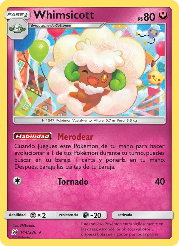 Whimsicott Mentes Unidas 144/236