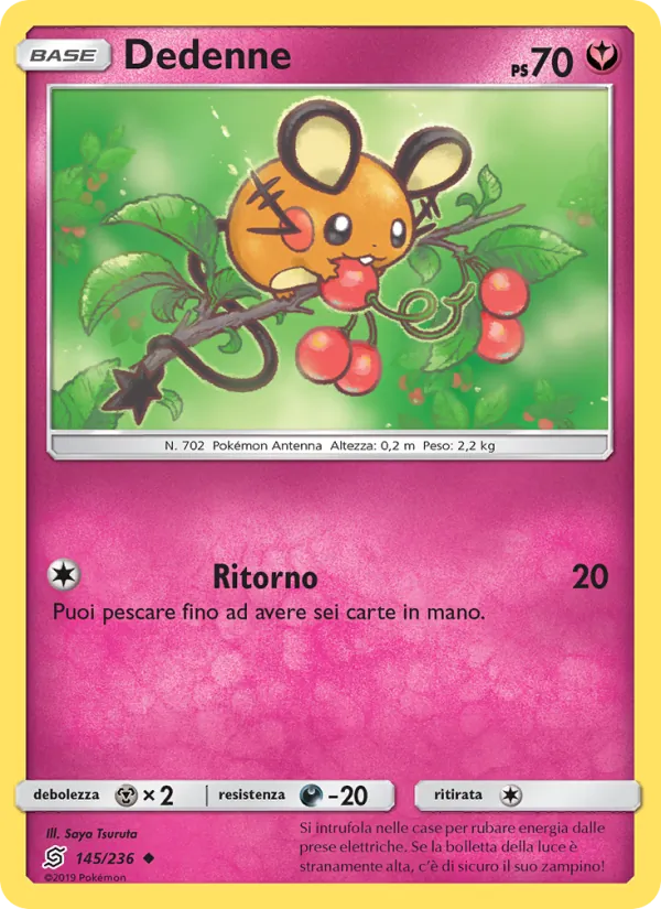 Dedenne Sintonia Mentale 145/236