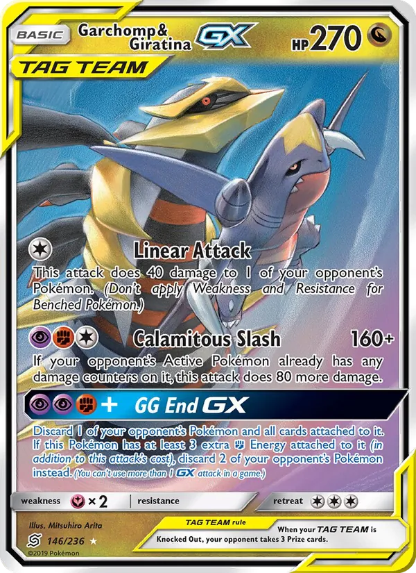 Garchomp & Giratina GX Unified Minds 146/236