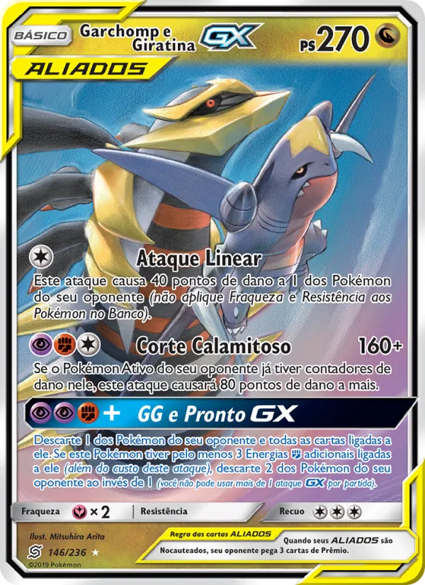 Garchomp e Giratina GX Sintonia Mental 146/236