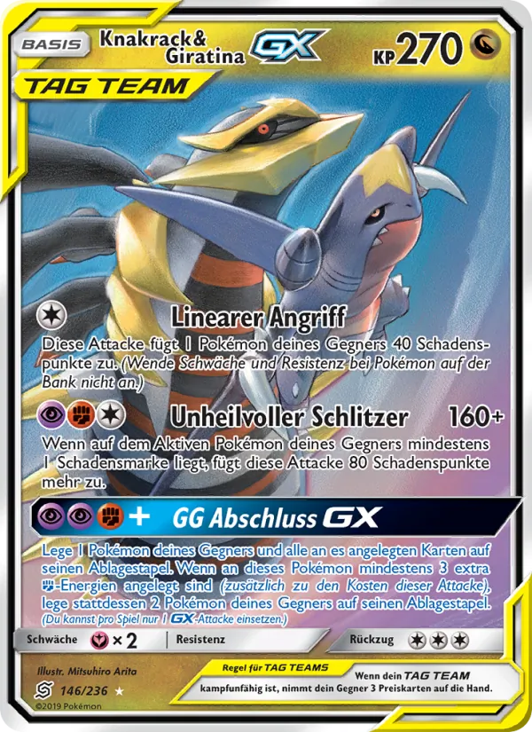Knakrack & Giratina GX Bund der Gleichgesinnten 146/236