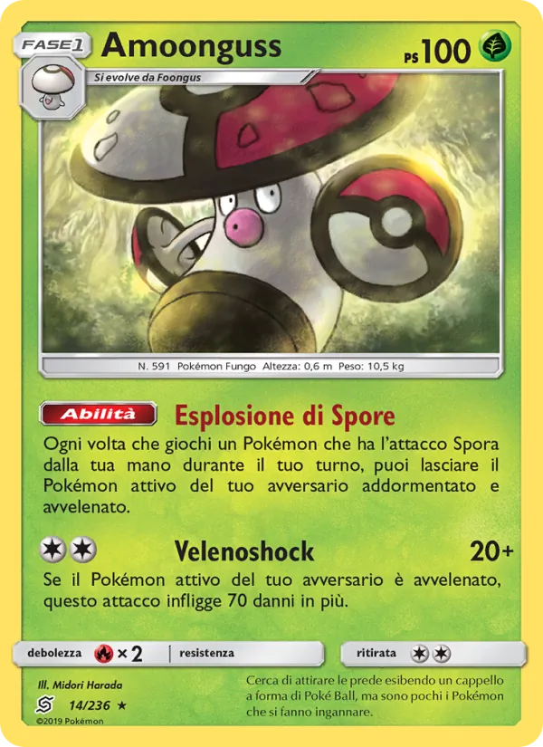 Amoonguss Sintonia Mentale 14/236