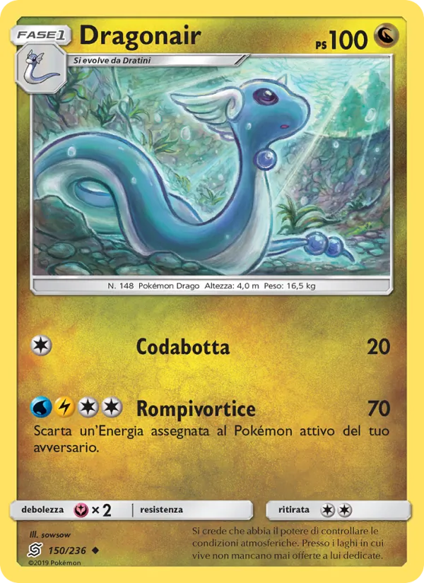 Dragonair Sintonia Mentale 150/236