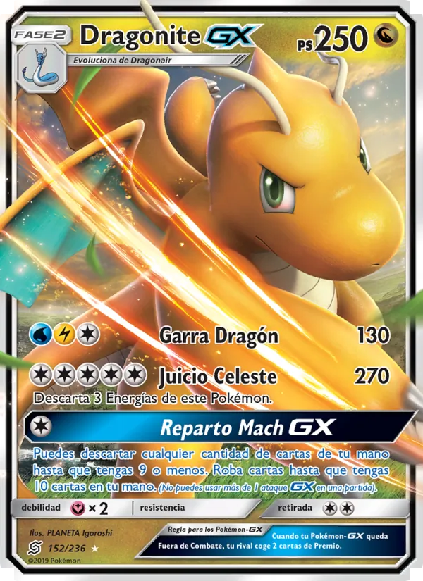 Dragonite GX Mentes Unidas 152/236