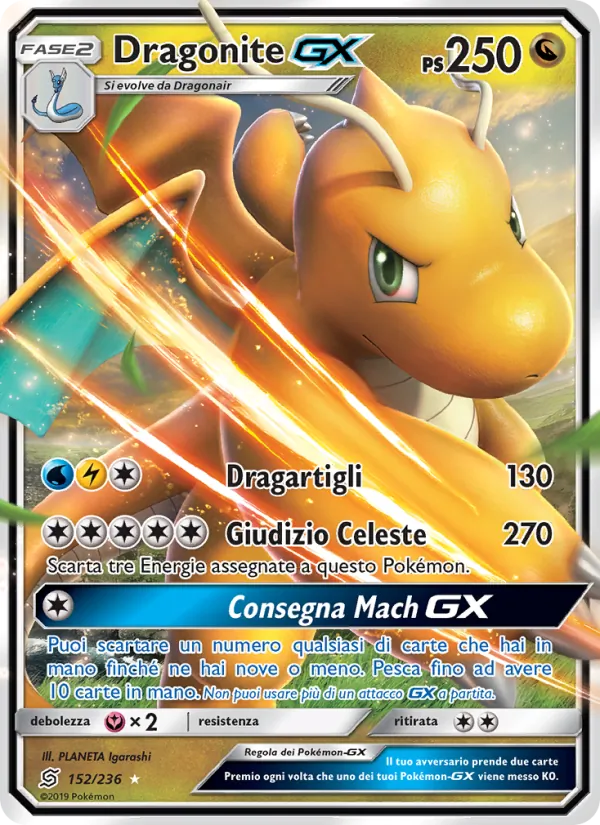 Dragonite GX Sintonia Mentale 152/236