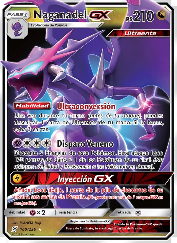 Naganadel GX Mentes Unidas 160/236